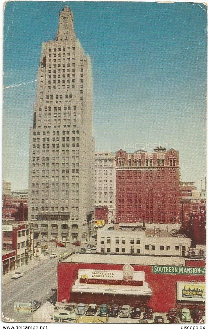 AC332 Missouri - Kansas City - Kansas City Power And Light Company Building - Auto Cars Voitures / Viaggiata 1954 - Kansas City – Missouri