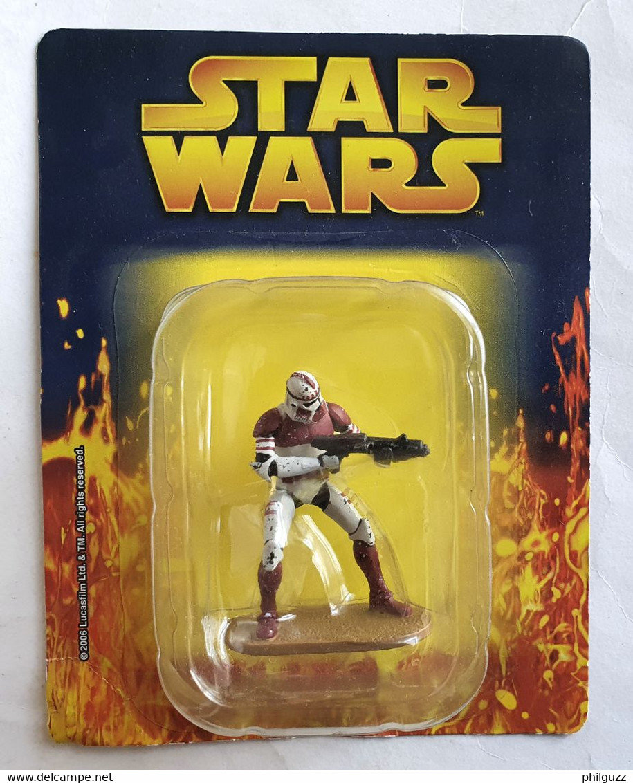 FIGURINE STAR WARS DE AGOSTINI 2005 CLONE TROOPER En Métal EN BLISTER - Otros & Sin Clasificación