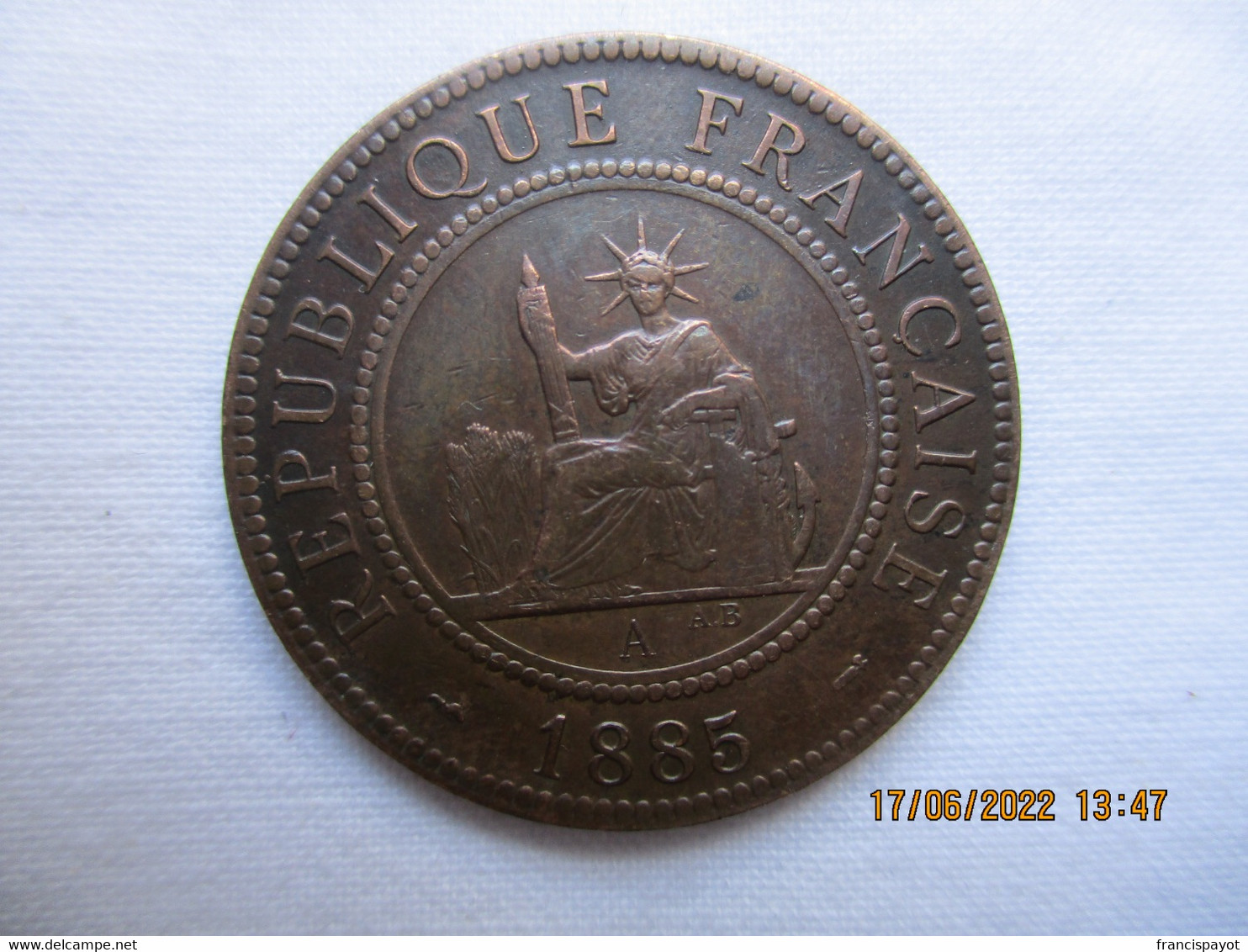 Indochine: 1 Centime 1885 - French Indochina