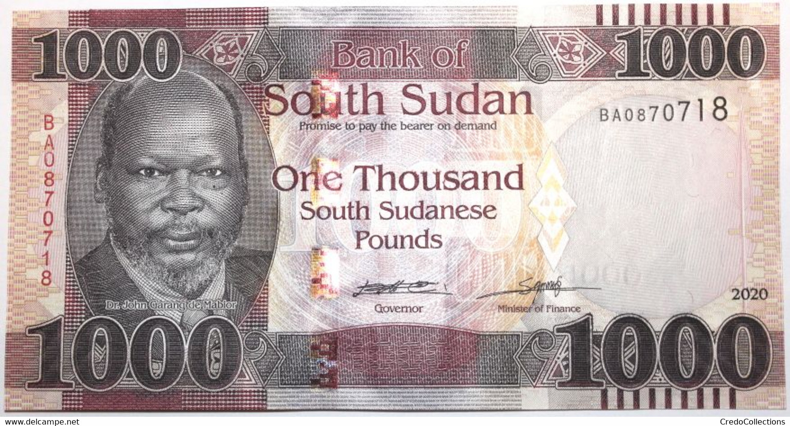 Soudan Du Sud - 1000 Pounds - 2020 - PICK NEW20 - NEUF - Zuid-Soedan