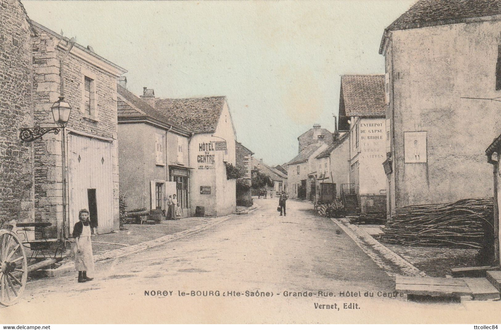 CPA-70-NOROY LE BOURG-Grande Rue-Hôtel Du Centre - Noroy-le-Bourg