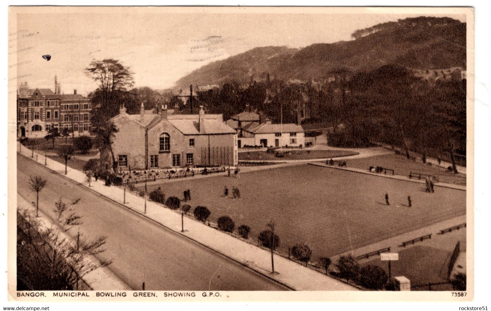 Bangor Municipal Bowling Green Post Office - Down