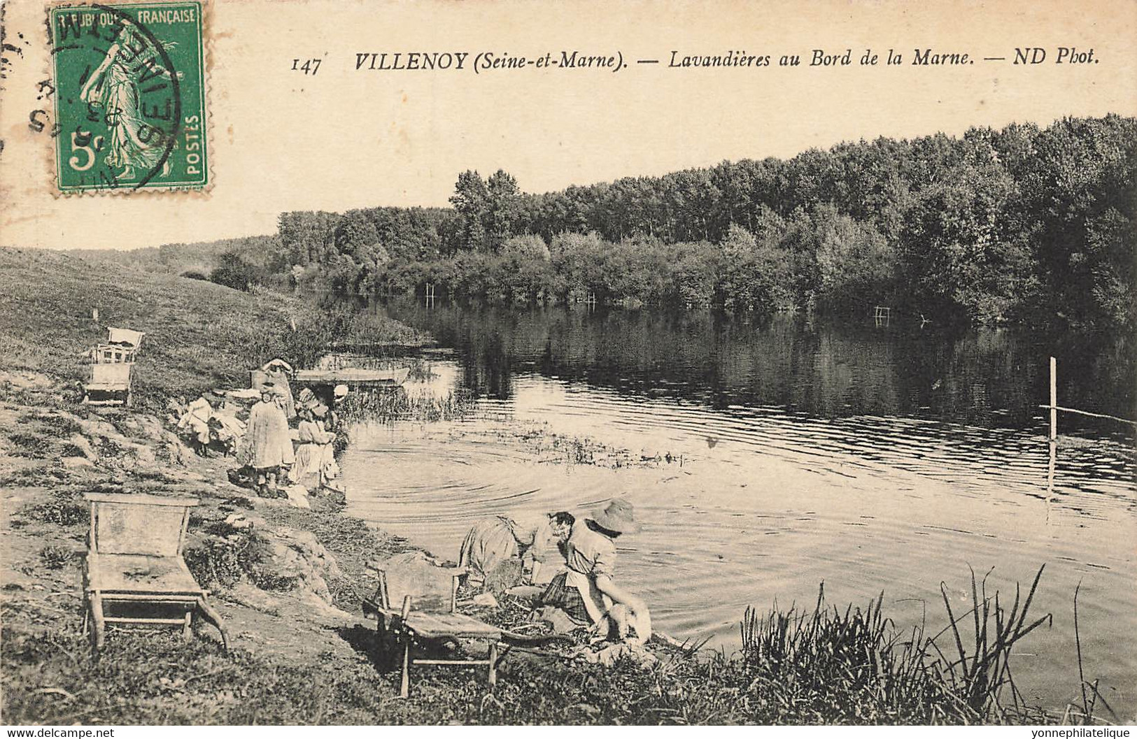 77 - SEINE ET MARNE - VILLENOY - Lavandières Au Bord De La Marne - Superbe - 10603 - Villenoy