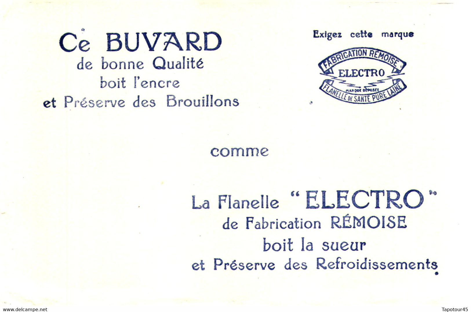 L E/	11/7	> 05	Buvard	La Flanelle	Electro	N= 1 - L