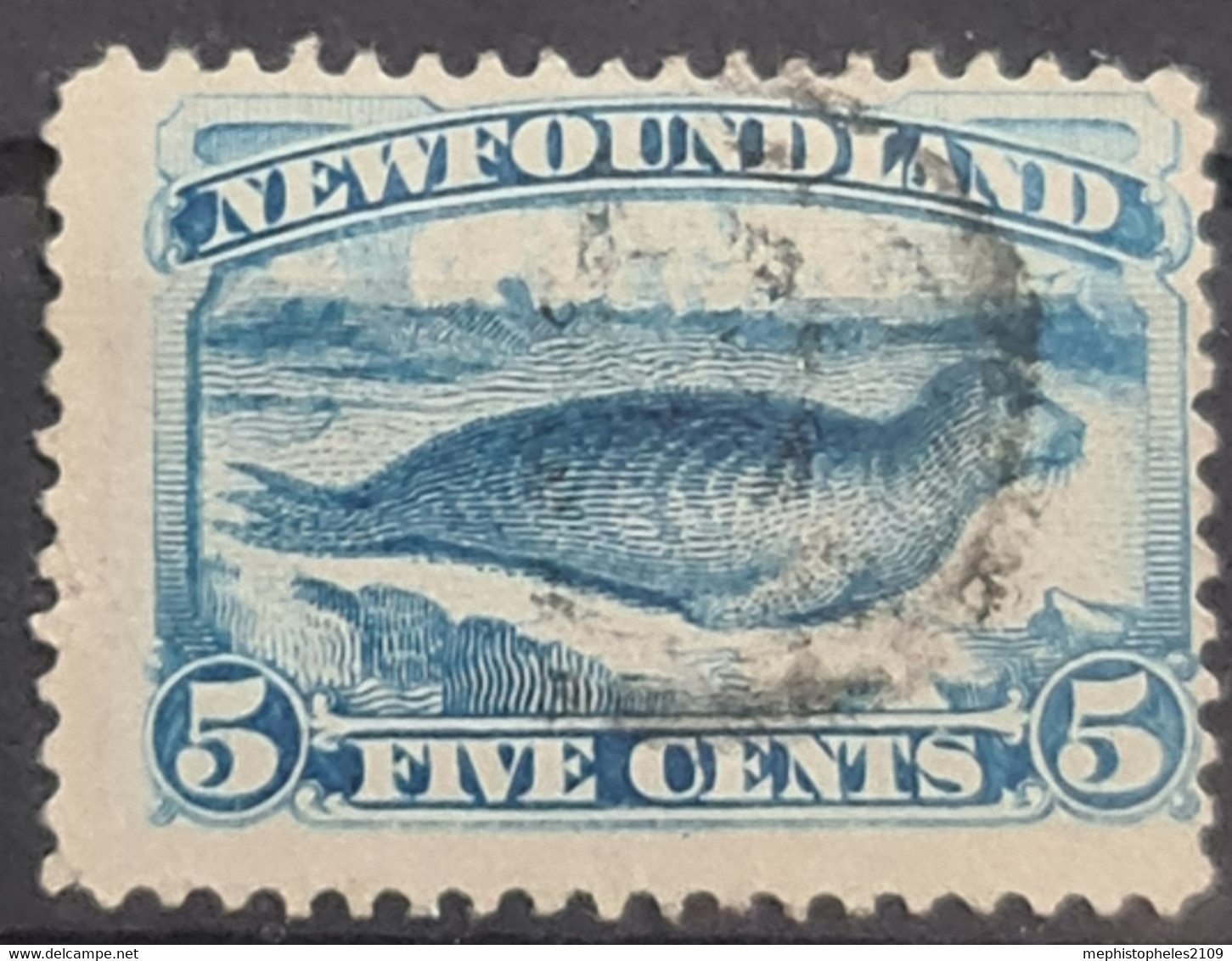 NEWFOUNDLAND 1887 - Canceled - Sc# 54 - 1865-1902