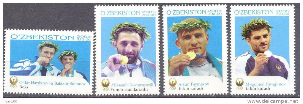 2006. Uzbekistan, Olympic Champions, 4v,   Mint/** - Uzbekistan