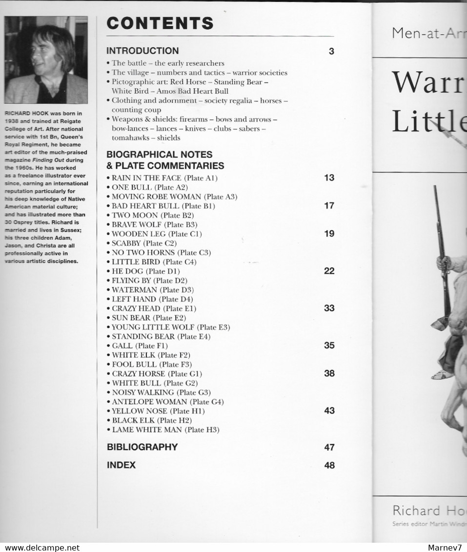 Petit Livre En Anglais Warriors Little BIG HORN 1876 - Bighorn - Men At Arms Bataille - Editions Osprey - Bibliographies - 1950-Now