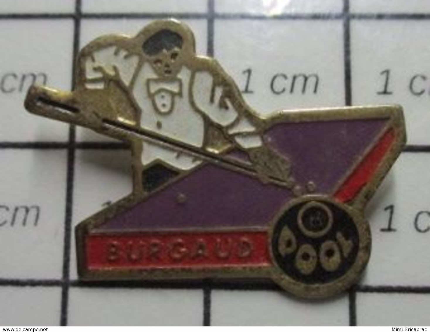 2022 Pin's Pins / Beau Et Rare / THEME : SPORTS / BILLARD BURGAUD POOL - Billiards