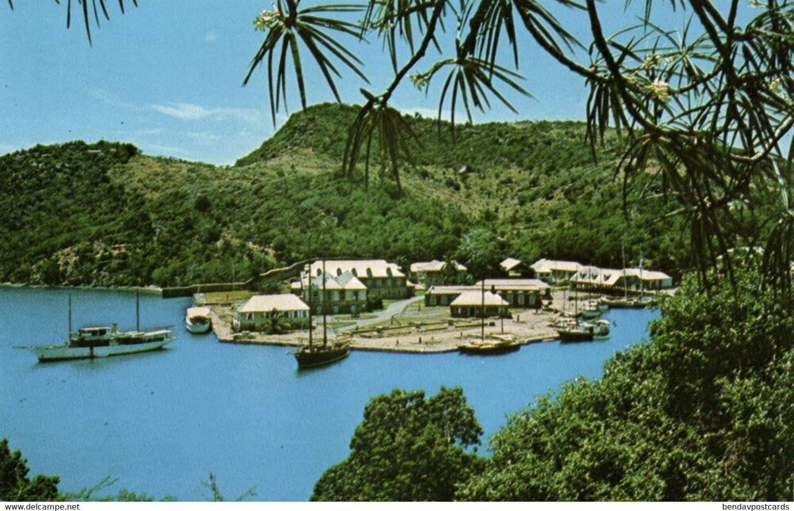 Antigua, B.W.I., Historic Nelson's Dockyard At English Harbour, Postcard - Antigua Und Barbuda