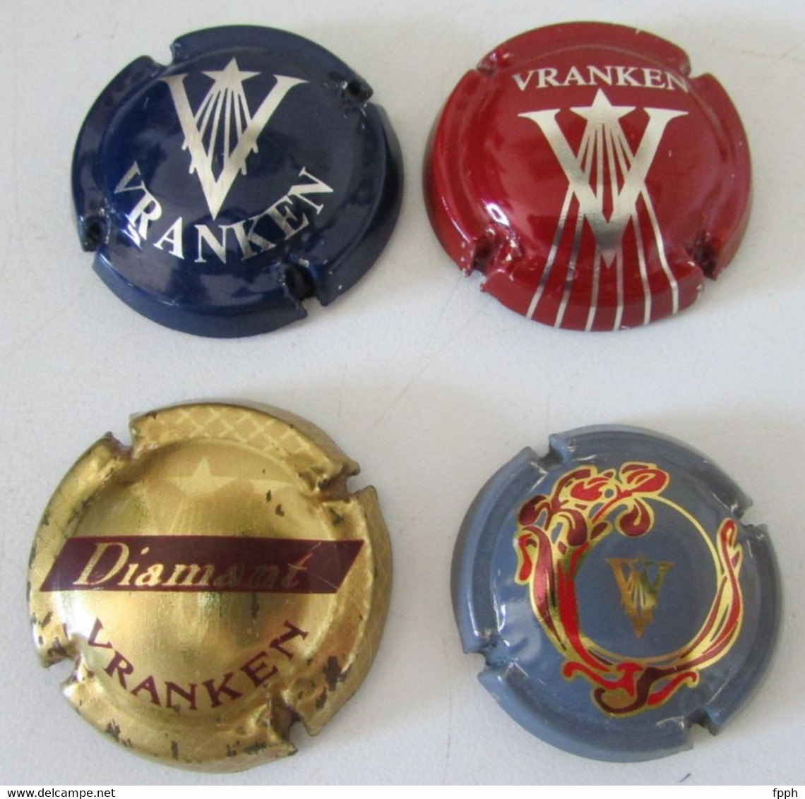 Lot De 5 Capsules De Champagne Vranken  -  Capsule - Vranken