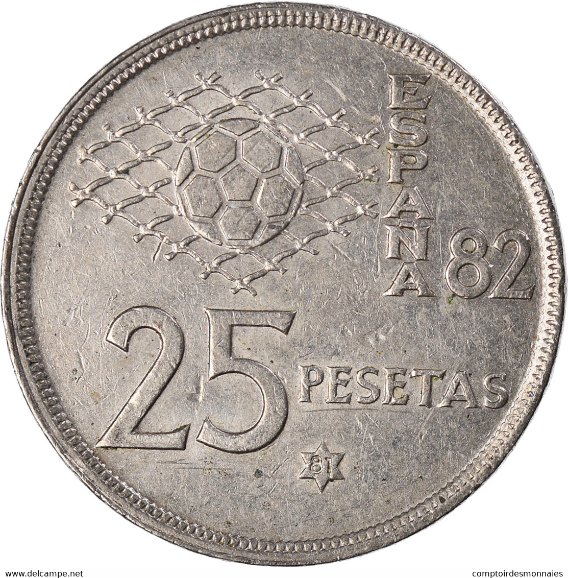 Monnaie, Espagne, 25 Pesetas, 1980-81 - 25 Pesetas