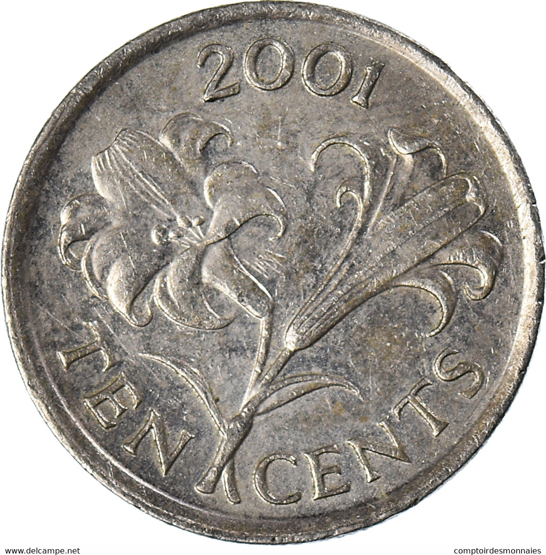 Monnaie, Bermudes, 10 Cents, 2001 - Bermuda