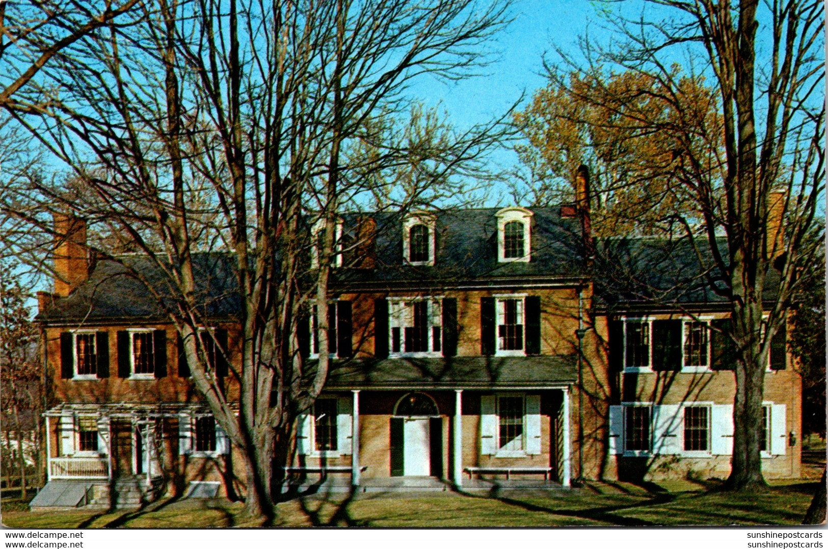 Pennsylvania Lancaster Wheatland Home Of President Buchanan Rear View - Lancaster