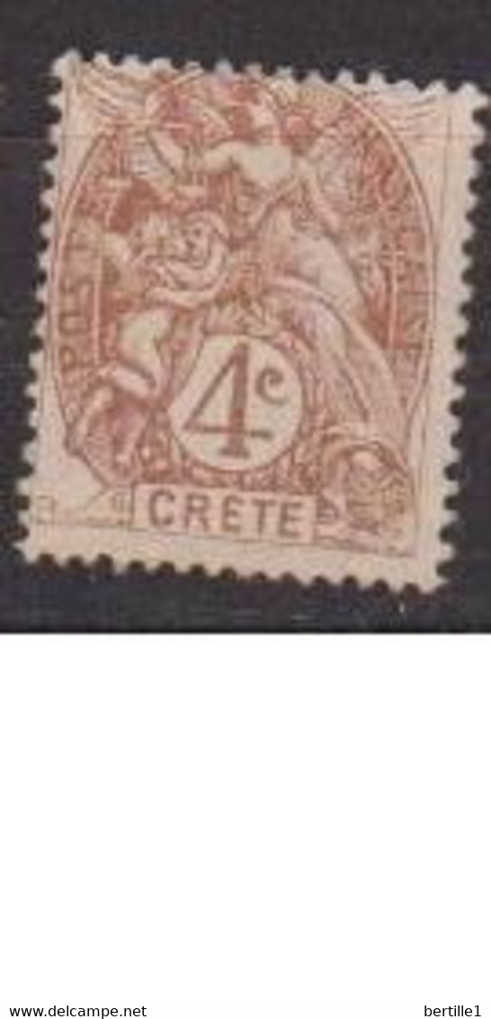 CRETE     N°  YVERT  :  N° 4 NEUF AVEC  CHARNIERES      ( CH   2/02) - Unused Stamps