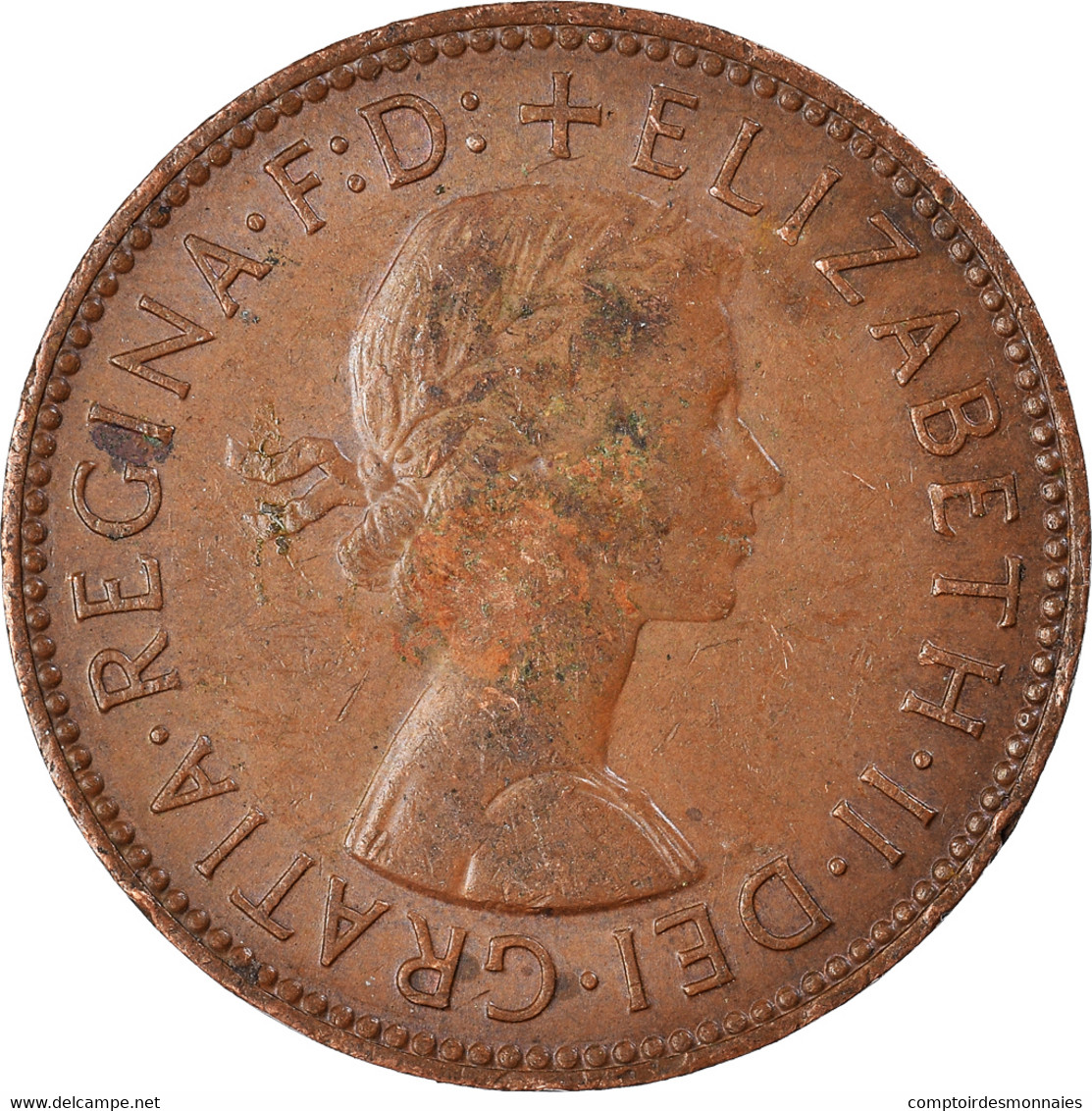 Monnaie, Grande-Bretagne, 1/2 Penny, 1964 - 1/2 Penny & 1/2 New Penny