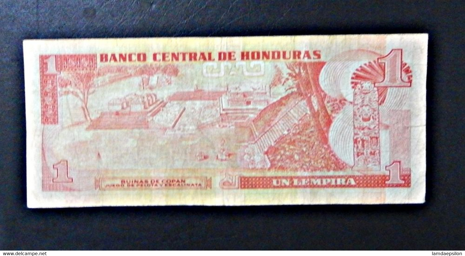 A4 HONDURAS  BILLETS DU MONDE WORLD BANKNOTES  1 LEMPIRA 1997 - Honduras