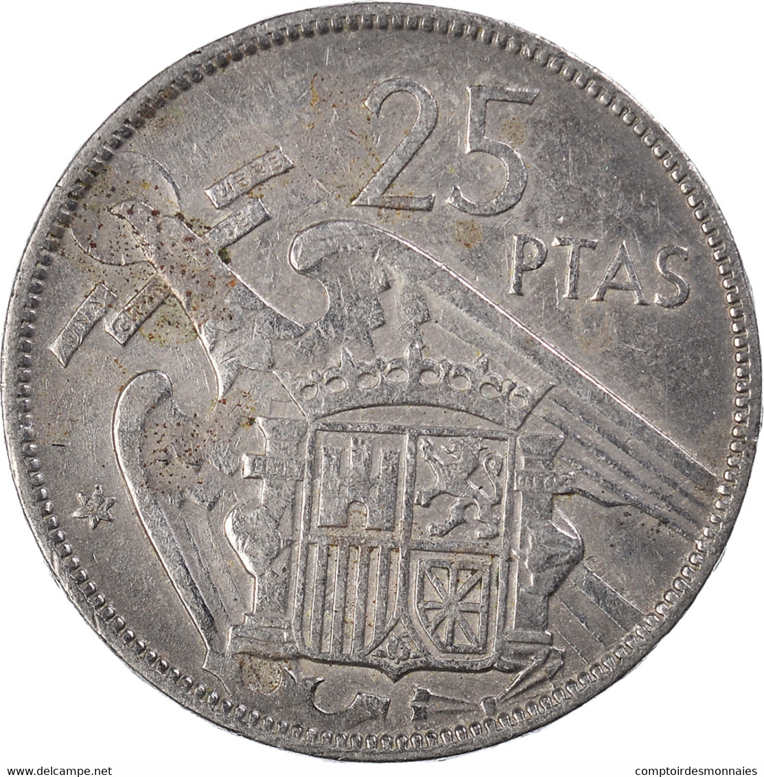 Monnaie, Espagne, 25 Pesetas, 1957 (74) - 25 Pesetas