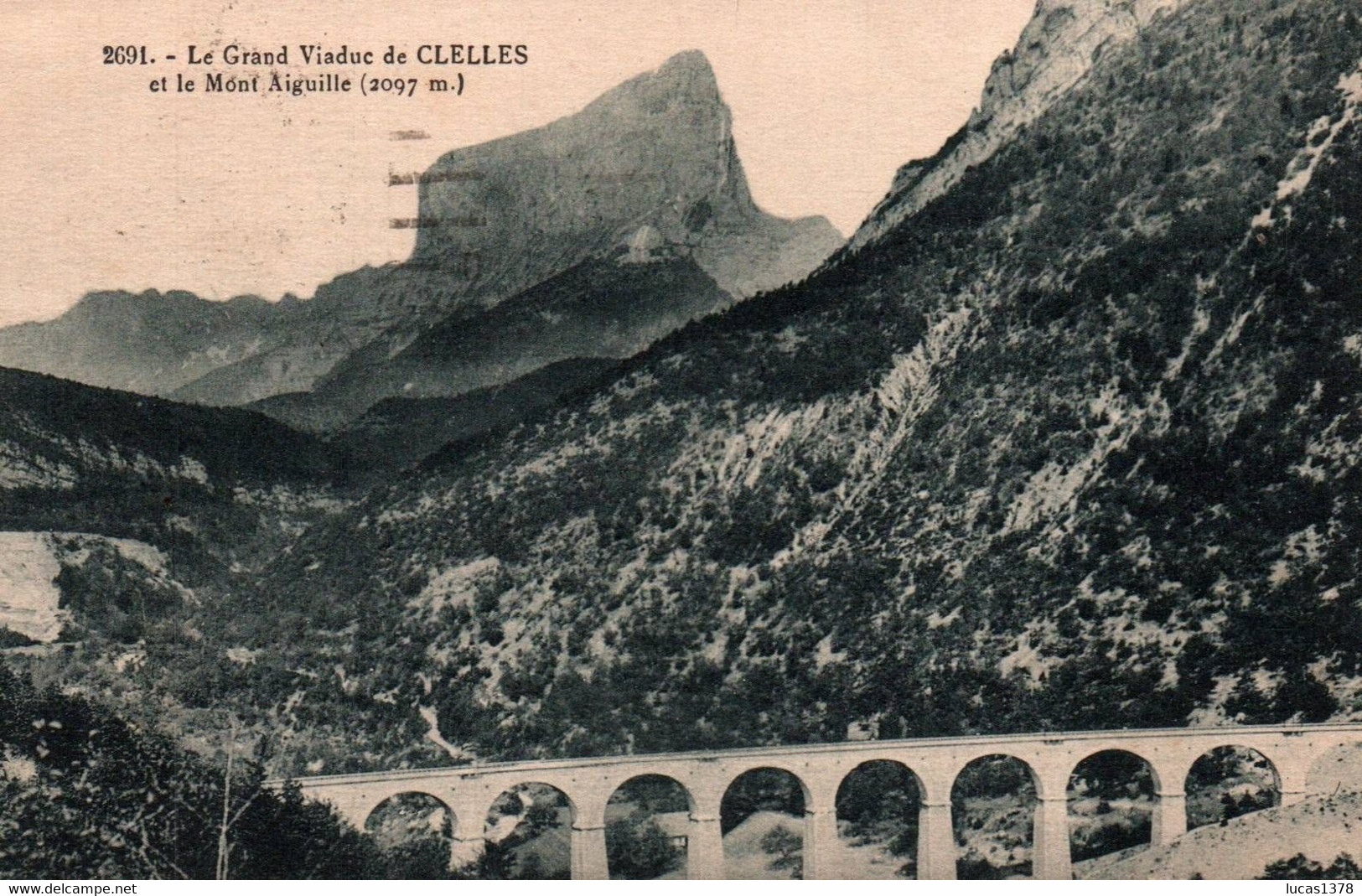 38 / LE GRAND VIADUC DE CLELLES ET LE MONT AIGUILLE - Clelles