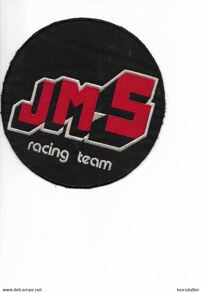 Ecusson Patch Grande Taille Ecurie Jean Marc SMADJA Automobiles 24 Heures Du Mans 1977 à Coudre JMS RACING TEAM - Bekleidung, Souvenirs Und Sonstige