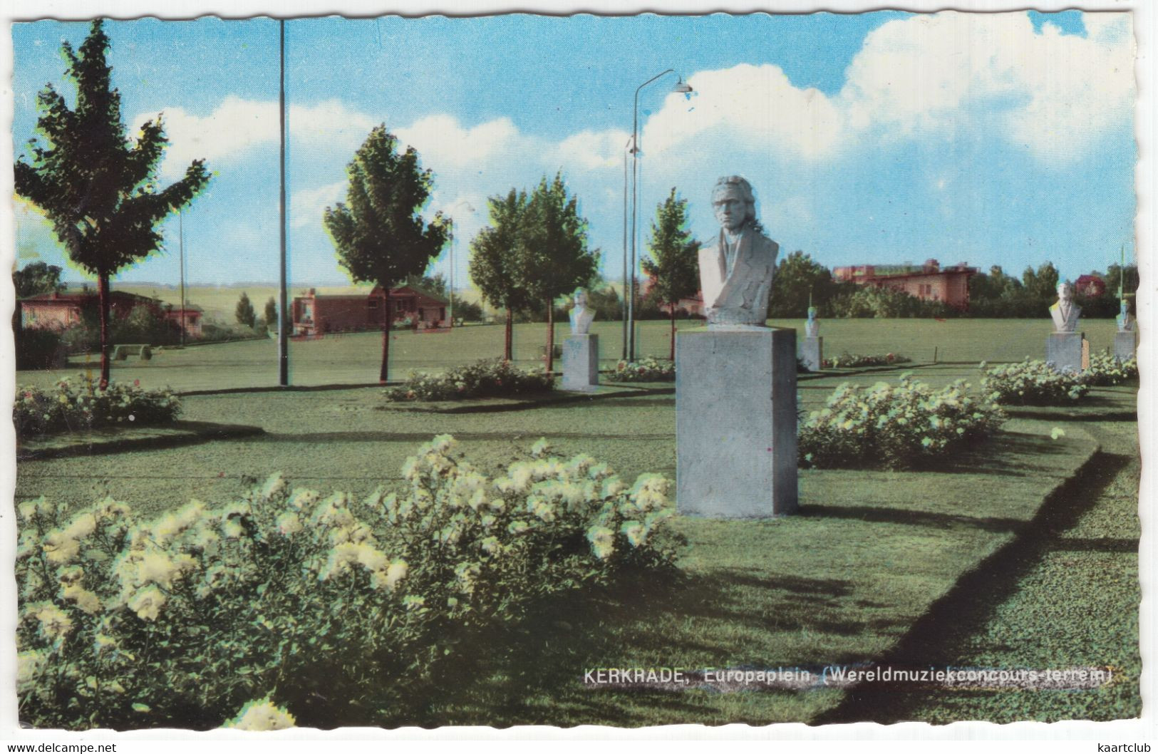 Kerkrade - Europaplein (Wereldmuziekconcours-terrein) - (Limburg, Nederland) - 1966 - Kerkrade