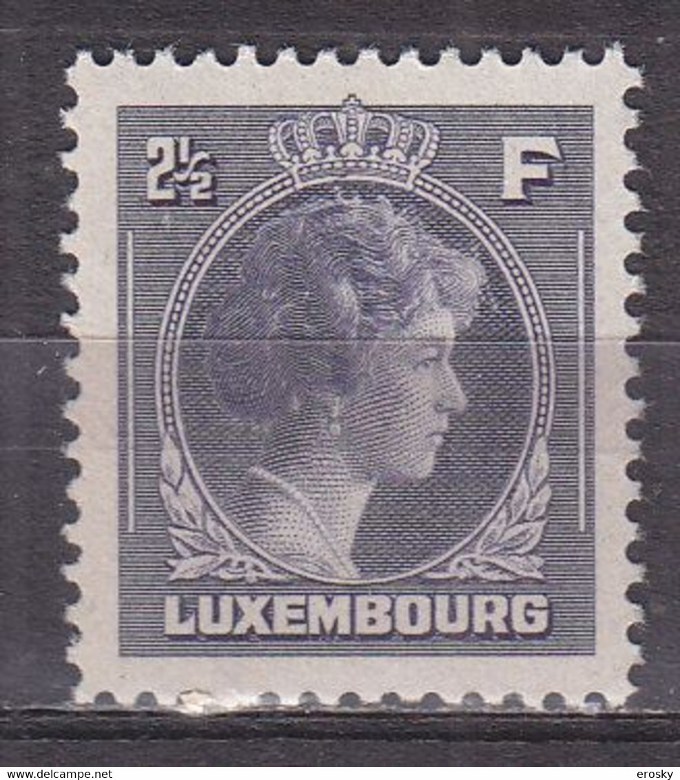 Q3036 - LUXEMBOURG Yv N°350 * - 1944 Charlotte Rechterzijde