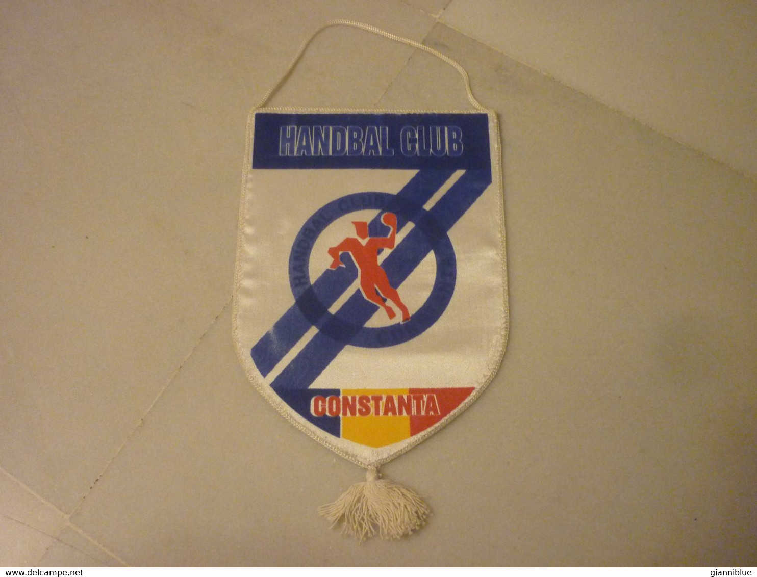 Constanta-WKS Slask Wroclaw Handball Men's Challenge Cup 09/12/2001 Romania Poland Team Pennant - Handball