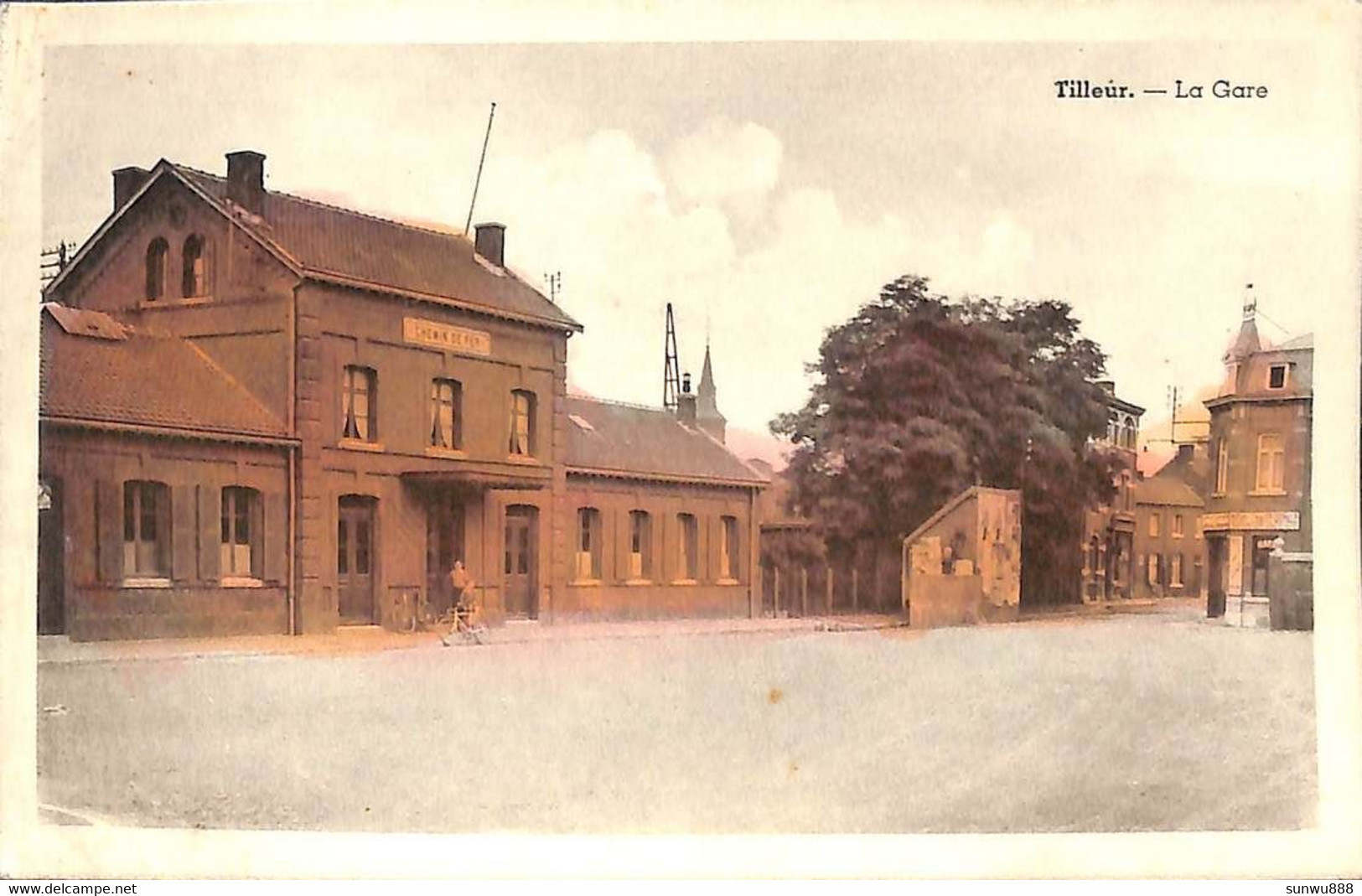 Tilleur - La Gare (colorisée) - Saint-Nicolas