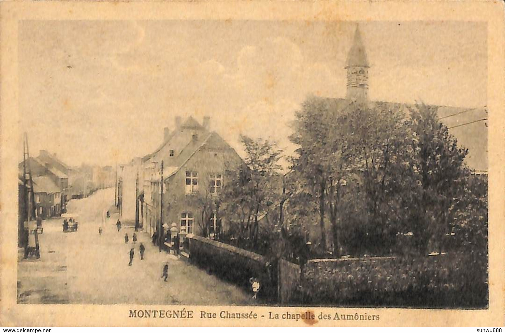 Montegnée - Rue Chaussée - La Chapelle Des Aumôniers (Edit. Henri Kaquet) - Saint-Nicolas