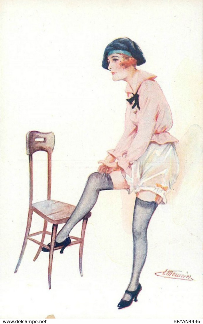 MEUNIER Suranne - ILLUSTRATEUR - FEMME NUE - EROISME - édit; L.E. N° 503 - CARTE  TRES BON ETAT - Meunier, S.