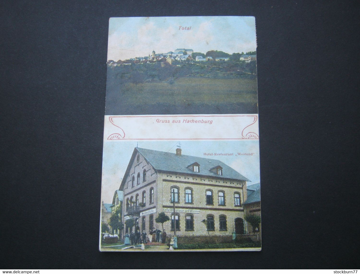 Hachenburg , Gasthof  Schöne  Karte Um 1908 , Knickspur - Hachenburg