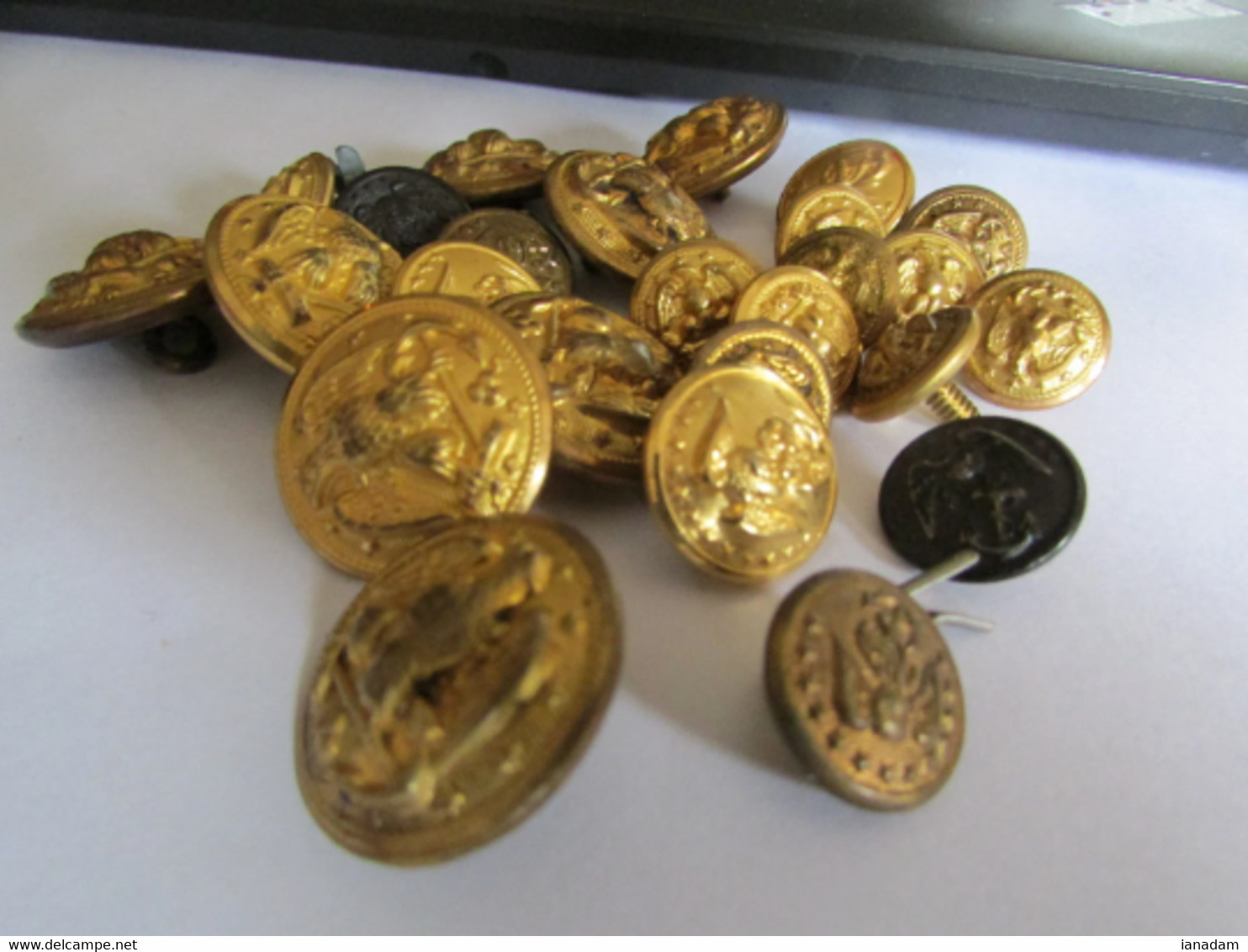 40 Various Marine Corp Buttons - Buttons