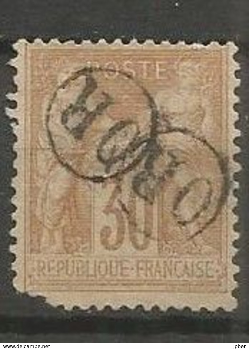 France - Type Sage - Type I (N Sous B) - N°69  30c. Sépia  Obl. OR - 1876-1878 Sage (Tipo I)