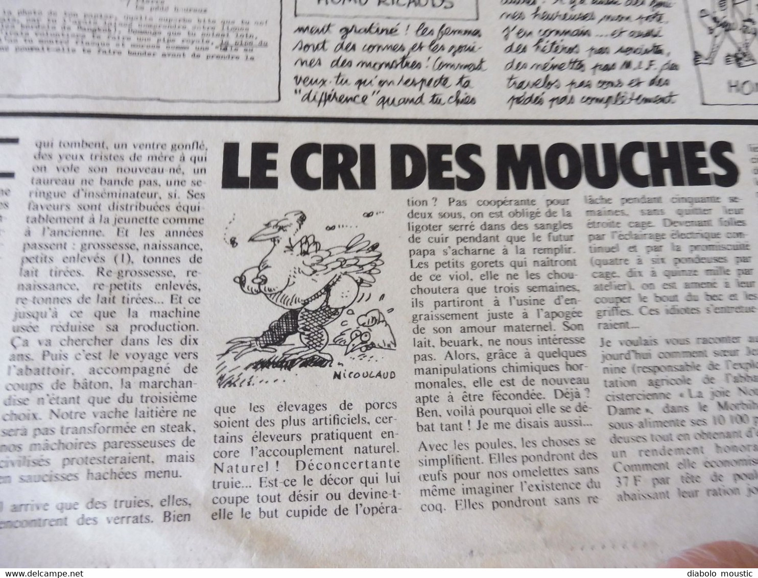 1978 LE CRI DES MOUCHES..........Etc  (Charlie Hebdo) - Humor