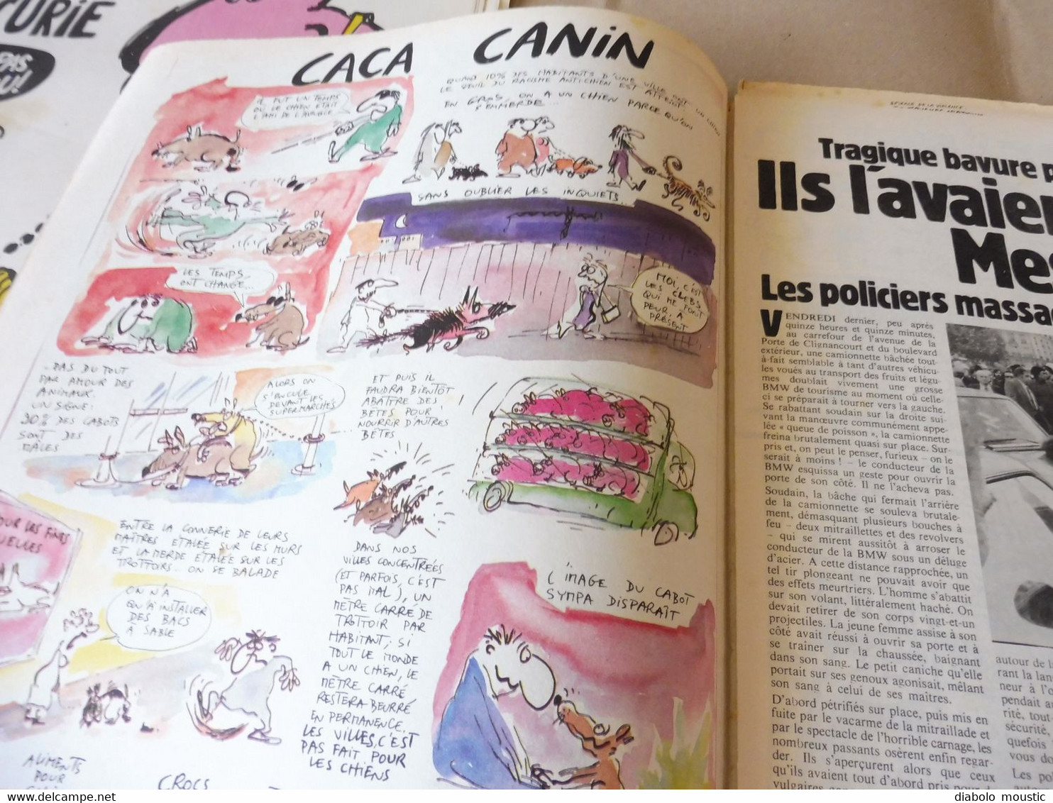 1978   UNE REPUBLIQUE A TÊTE DE MORT  ....Etc  (Charlie Hebdo) - Humour