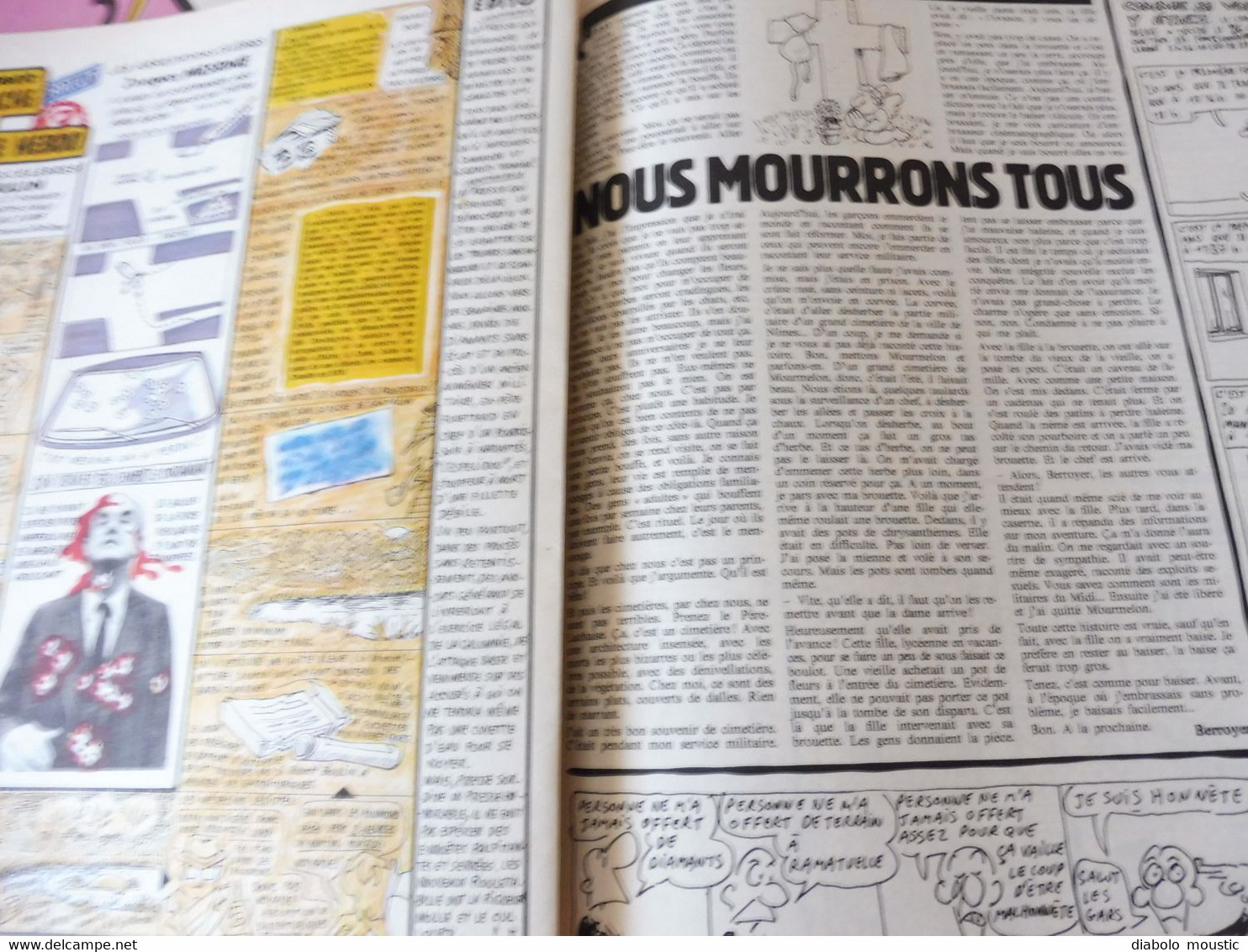 1978   UNE REPUBLIQUE A TÊTE DE MORT  ....Etc  (Charlie Hebdo)