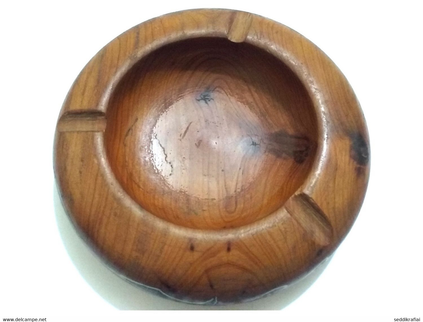 Ashtray Wooden Made Lumber Of Wood Thuya 100% Handmade From Morocco Thuja Wood - Autres & Non Classés