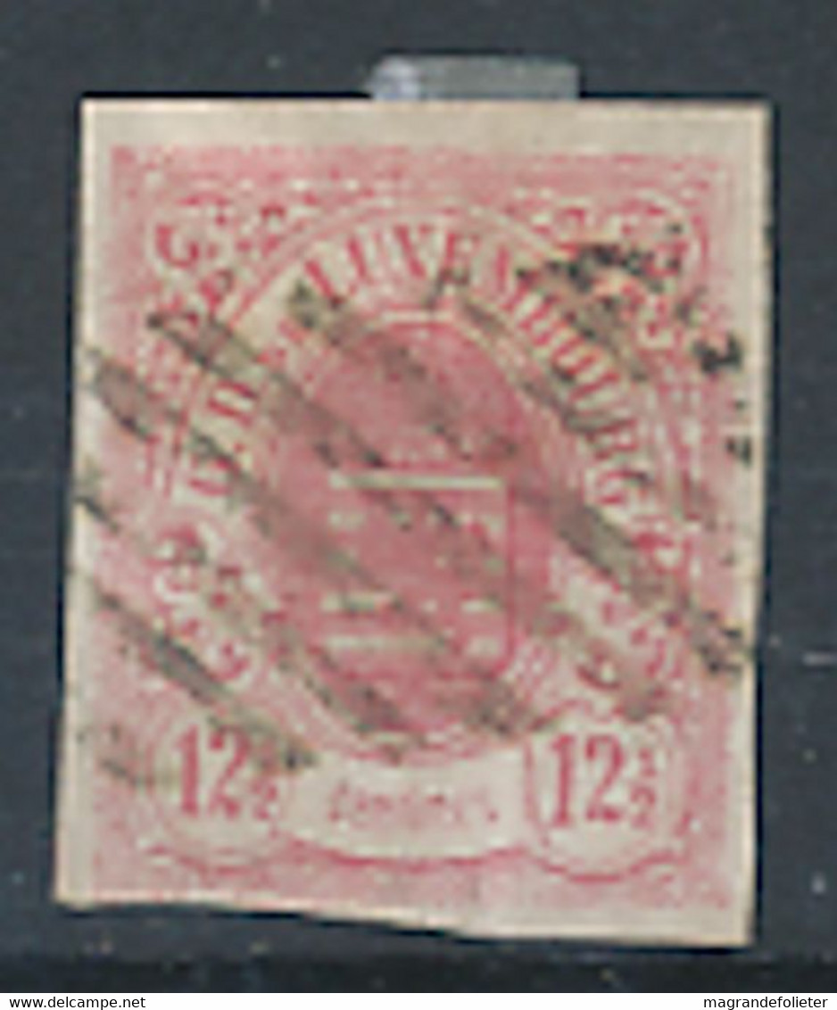 TIMBRE STAMP ZEGEL LUXEMBOURG No 7 OBLITERE - Collections