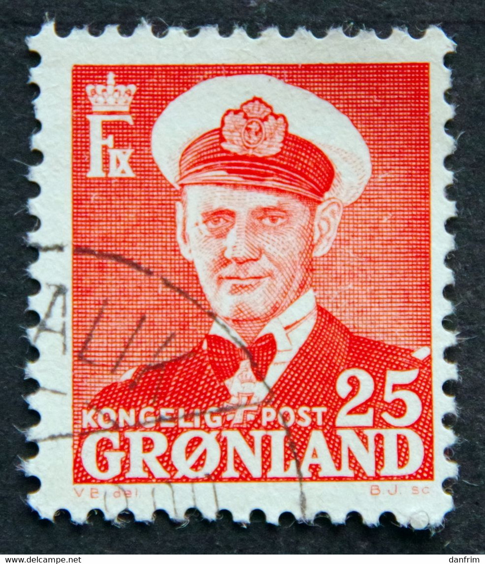 Greenland 1950  King Frederik IX MiNr 32  (O) ( Lot E 2410 ) - Used Stamps