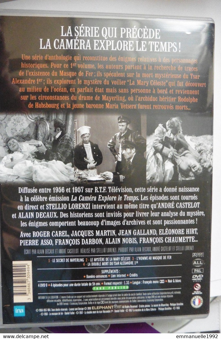 DVD Série TV Les énigmes De L'Histoire - La Double Mort Du Tsar Alexandre Ier - Sans Boitier - RARE ! - Dokumentarfilme