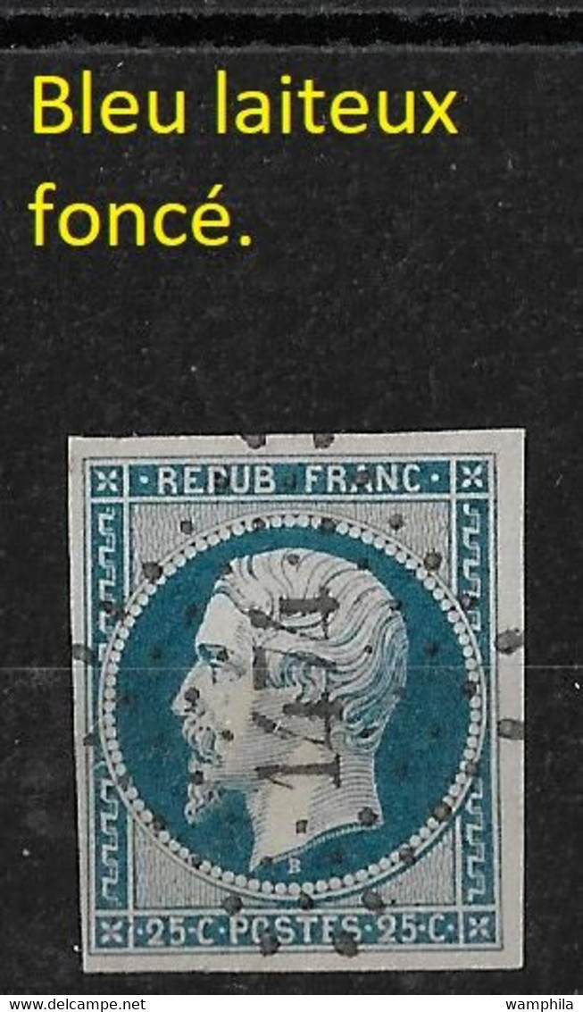 France N°10 Un Lot De 4 Nuances (voir Scans) Cote 330€ - 1852 Louis-Napoleon