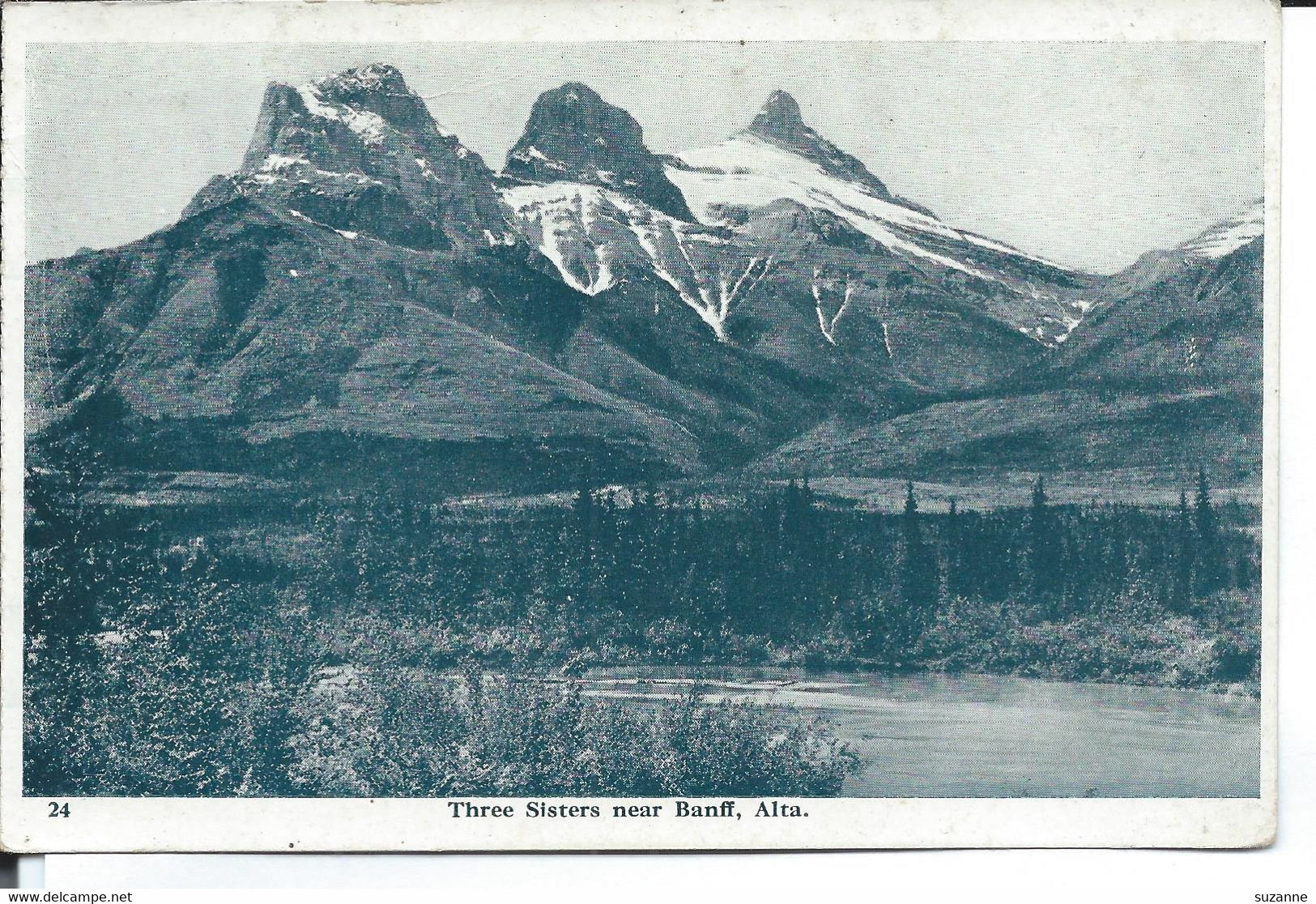 Three Sisters Near BANFF 1920 - Banff