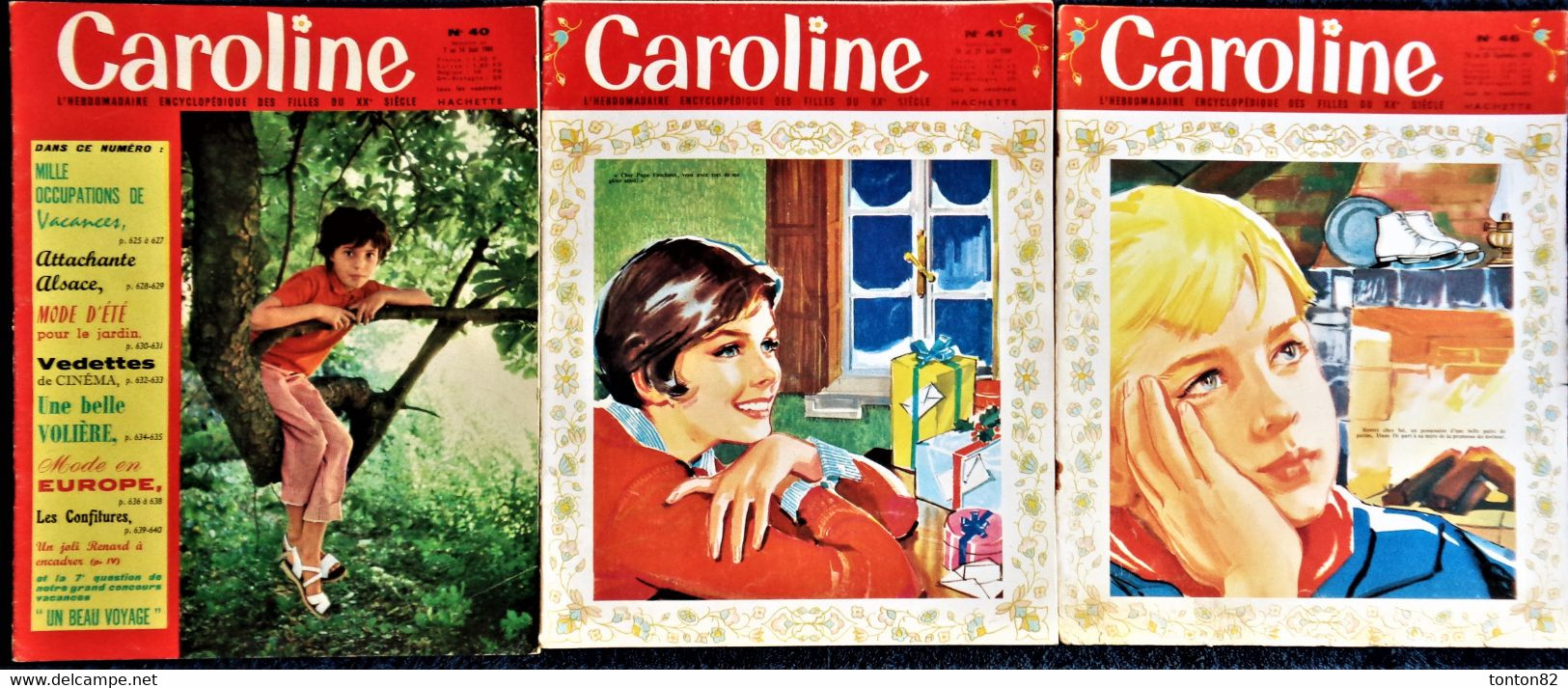 CAROLINE - Hebdomadaire - Lot de 20 numéros de 1963 / 1964 .