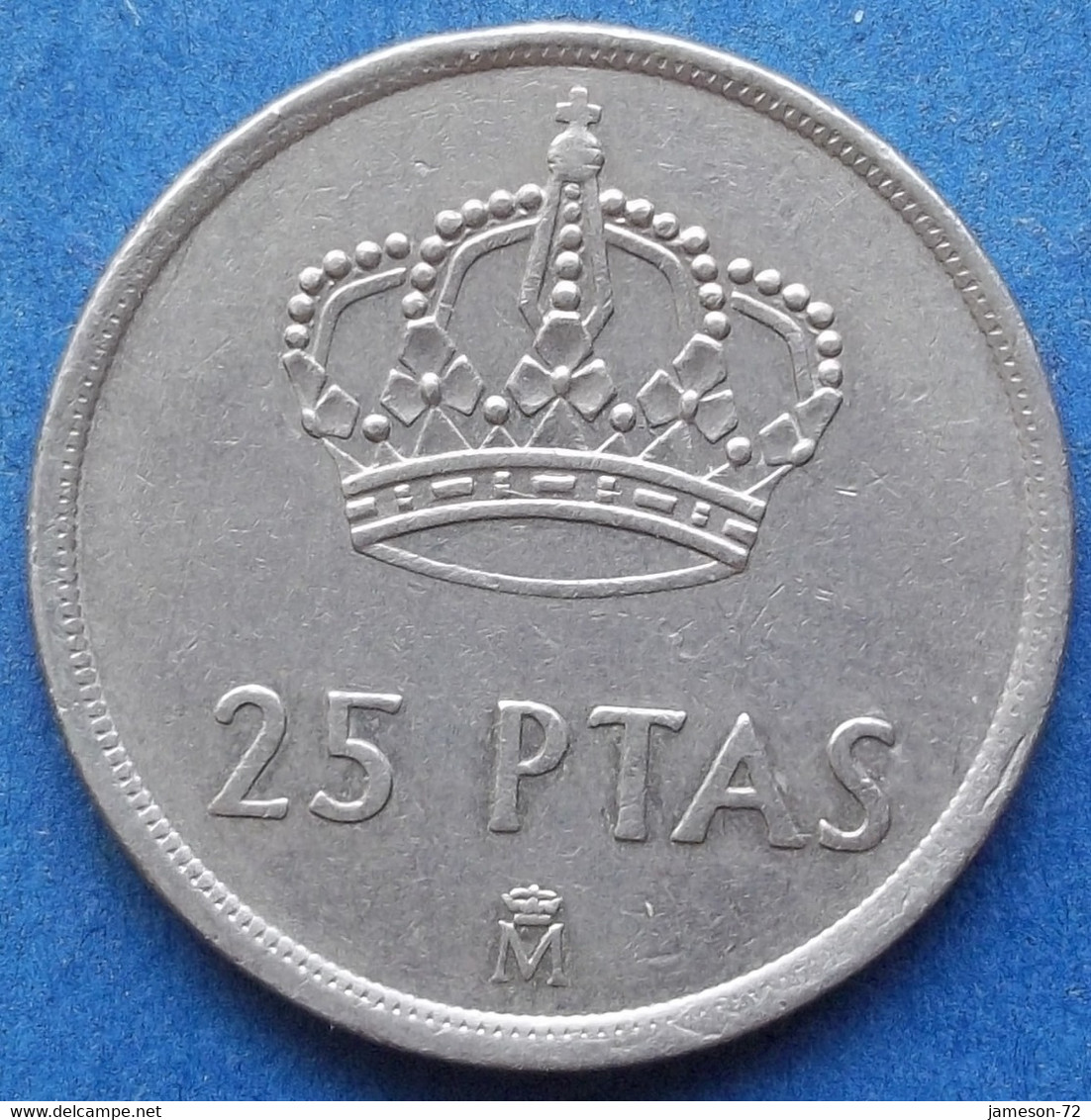 SPAIN - 25 Pesetas 1982 KM# 824 Juan Carlos I Peseta Coinage (1975-2002) - Edelweiss Coins - 25 Peseta