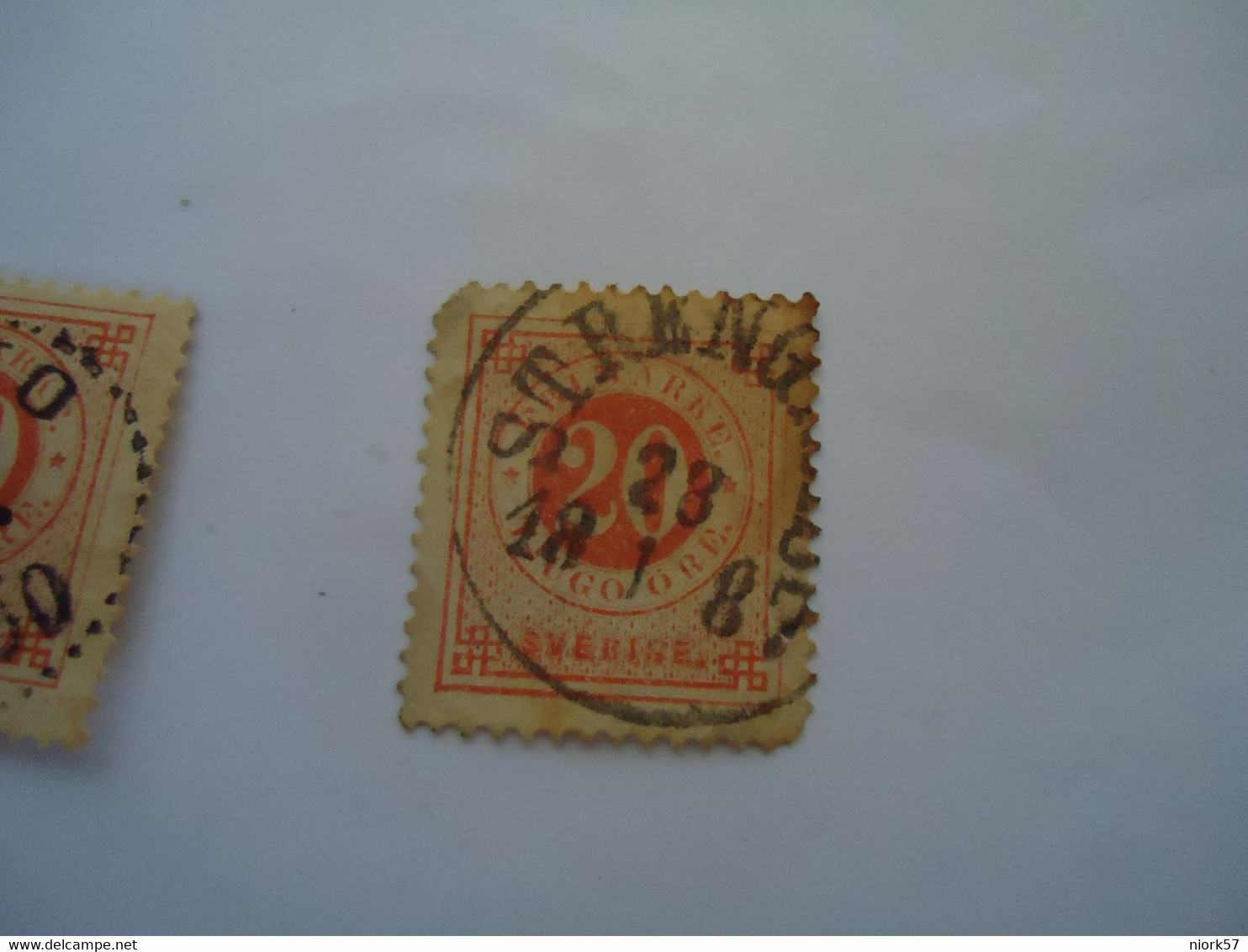 SWEDEN  USED     STAMPS   1872   WITH  POSTMARK - Other & Unclassified