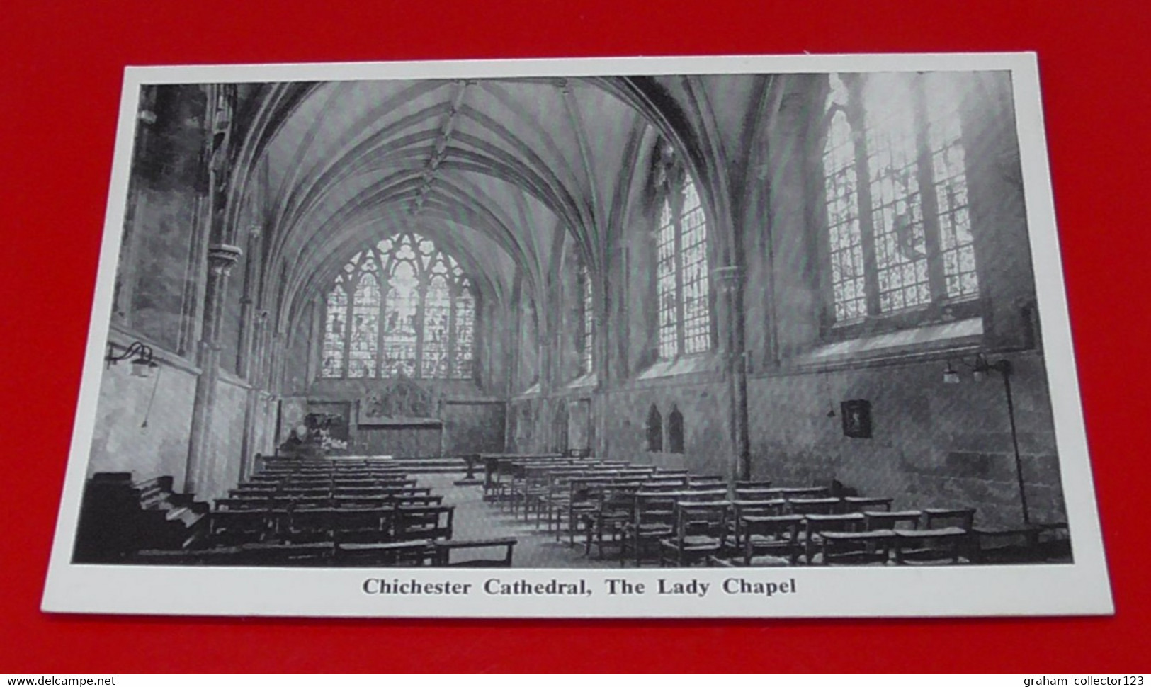 Semi Modern Vintage Printed Postcard Postale Carte Postkarte Chichester Cathedral The Lady Chapel Sussex England - Chichester