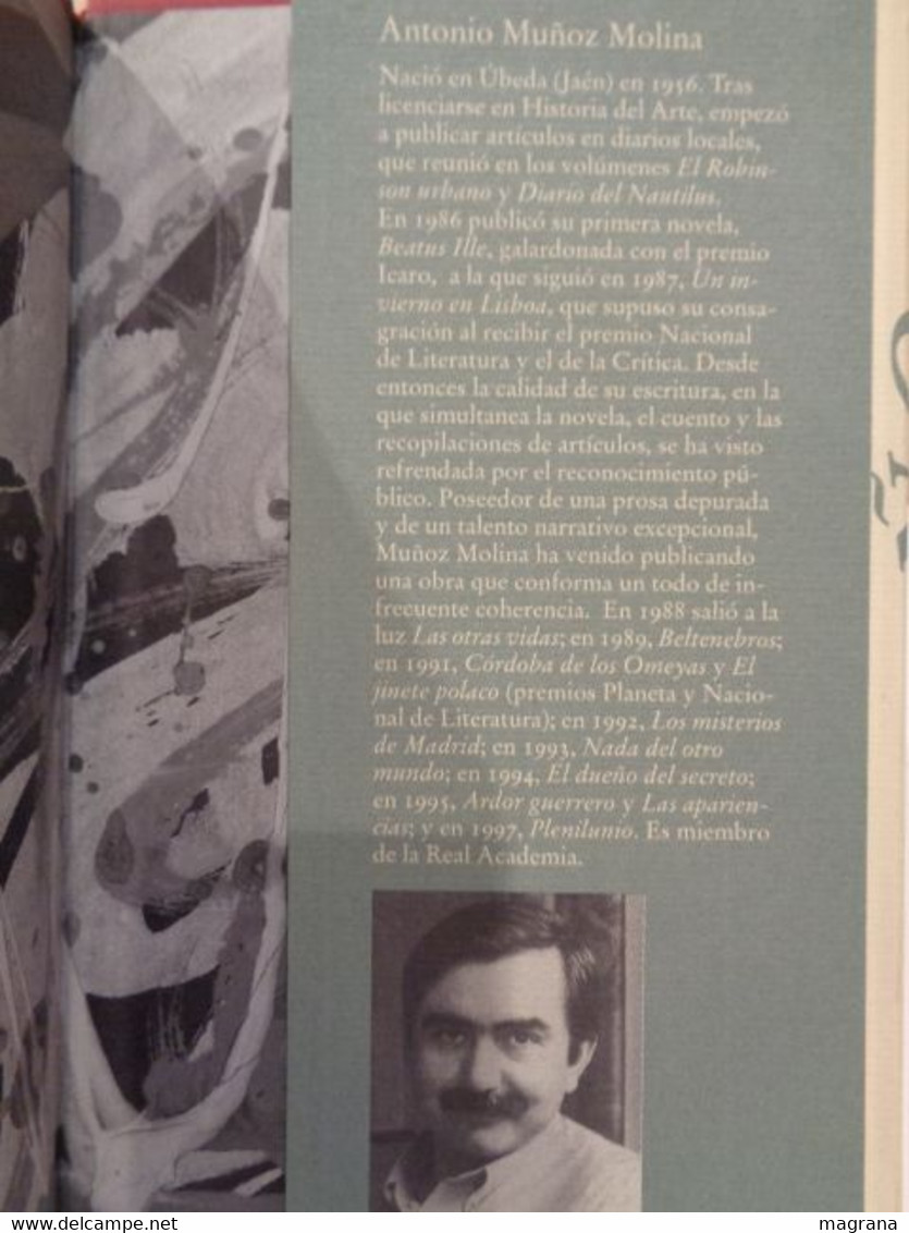 Pura Alegría. Antonio Muñoz Molina. Círculo De Lectores. 1999. 255 Páginas. - Classiques