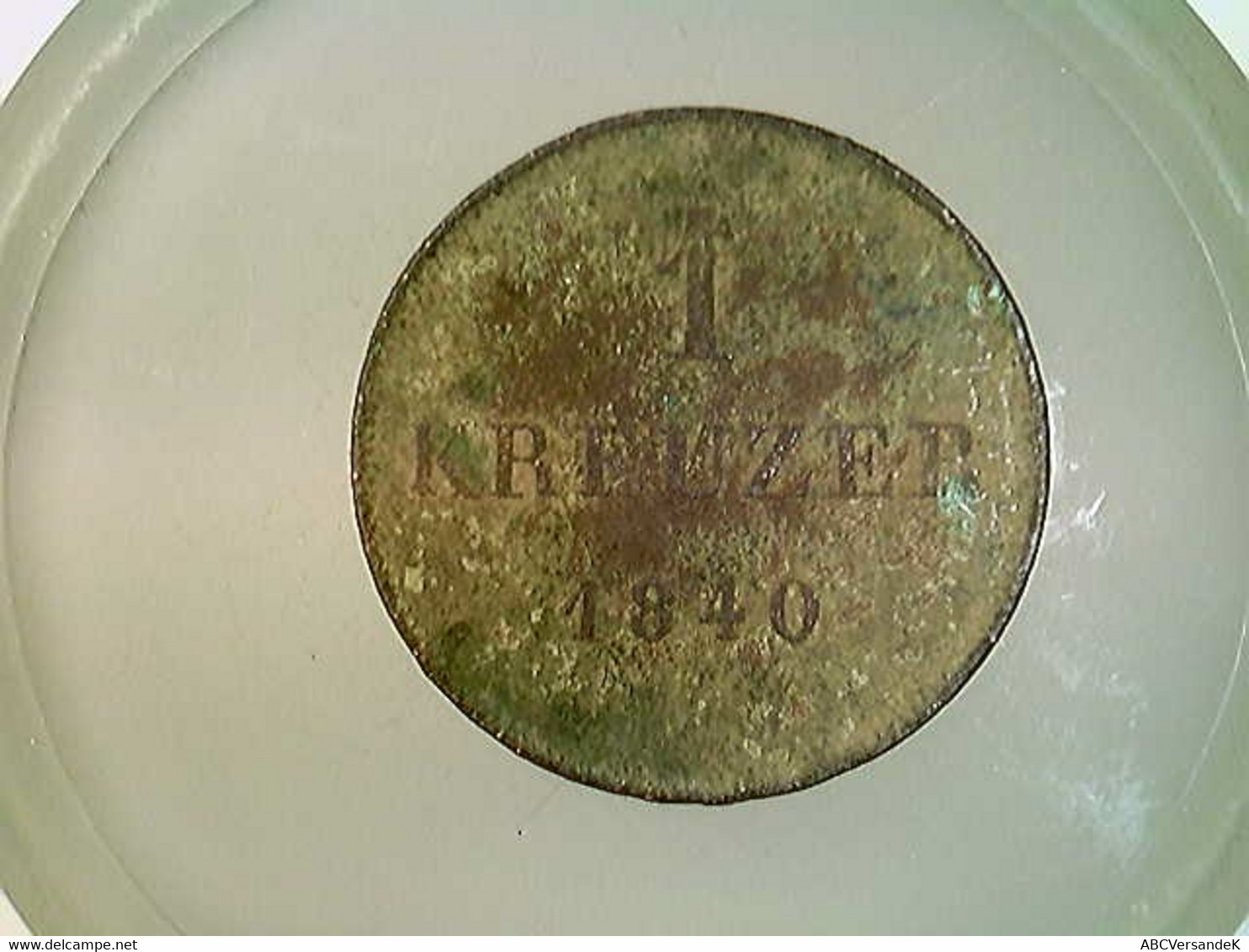 Münze, 1 Kreuzer, 1840, Schwarzburg Rudolstadt - Numismatik