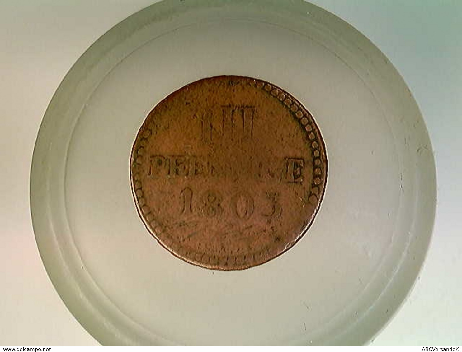 Münze, 3 Pfennige, 1803, Sachsen - Numismatik