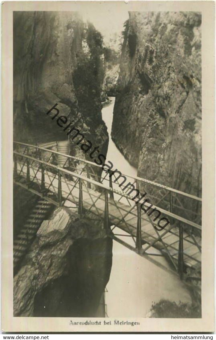 Aareschlucht - Foto-AK - Verlag Brügger AG Meiringen - Brügg