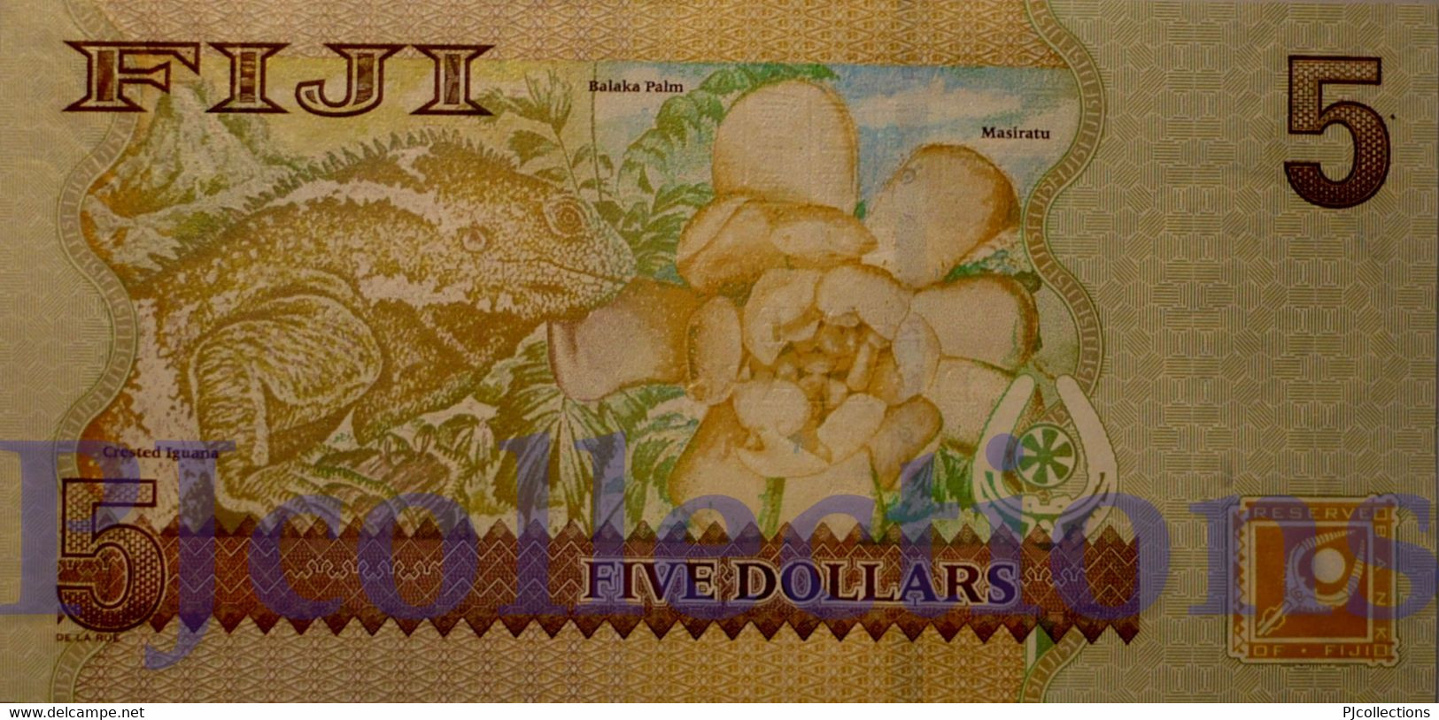 FIJI 5 DOLLARS 2007 PICK 110b UNC - Fiji